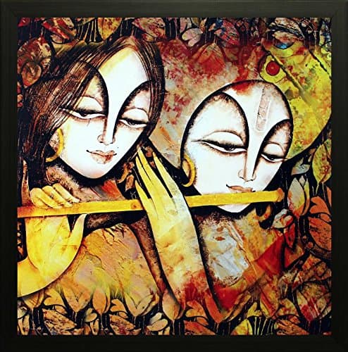 SAF paintings Radha Krishna Painting for Home & Office Decoration (30 X 2 X 30 cms) SAANF915G611A