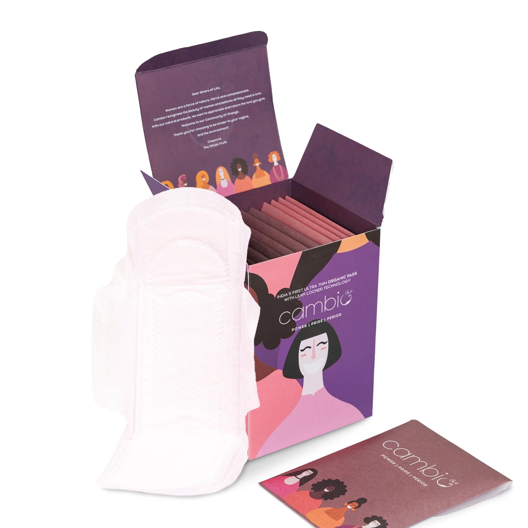 Cambio Ultra Thin Sanitary Pads for Women XL | Cotton Soft Sanitary Napkin With Disposable Pouch | LeakLock Technology | Odour Control | Absorbs upto 100% fluid | Up to 12 Hours of Protection | Rash Free | Medium Flow 280mm- Pack of 36 Pads | No Toxins & Paraben Free