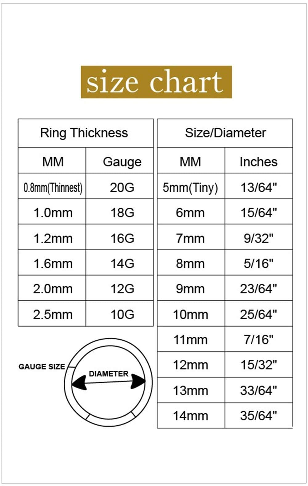16g Nose Ring Gold Hoop Earrings Nose Hoops 16 Gauge Lip Rings Septum Jewelry Seamless Septum Clicker 8mm Septum Ring Cartilage Earring Helix Earring Rook Earrings Nose Rings Surgical Steel