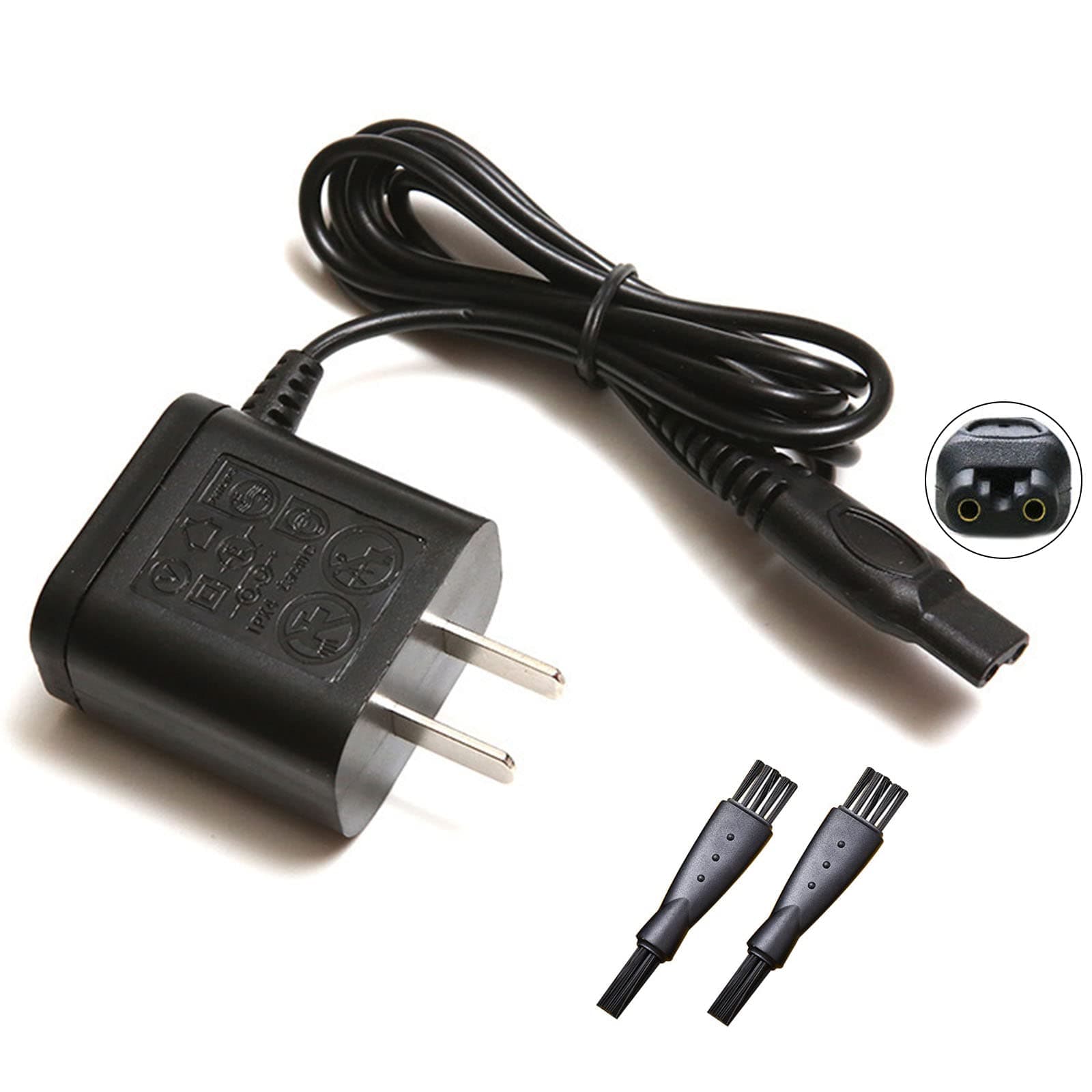 LinMei Adapter Power Cord 15V Compatible with Philips Norelco HQ8505 7000 5000 3000 Series 3500 MG3750 MG5750 MG7750 S1560 Electric Shaver Multigroom Beard Trimmer Adapter Power Charging Cord
