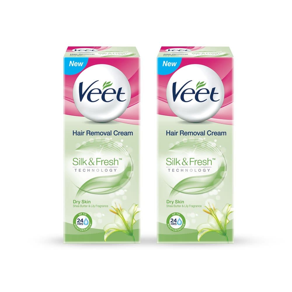 Veet-Hair-Removal-Cream-for-Dry-Skin - 25 g (Pack of 2)