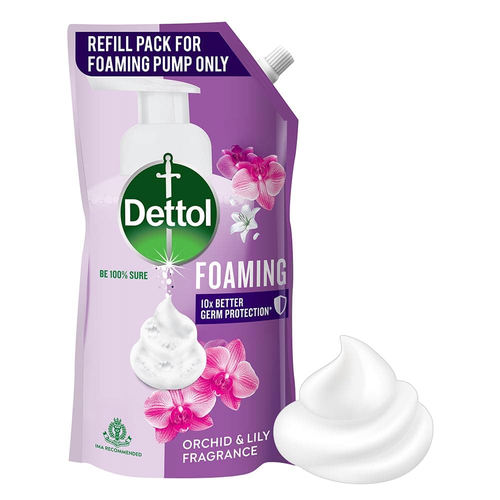 Dettol Orchid & Lily Fragrance Foaming Handwash Refill, 700ml
