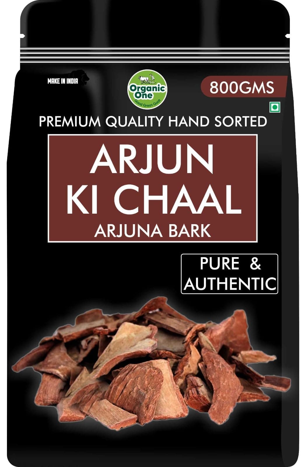 Arjun ki Chaal – 800G Arjuna Bark – To Support Heart Health & Promote Good Cholesterol | Ayurvedic Heart Health Support | Natural, Sun-Dried, Unprocessed |