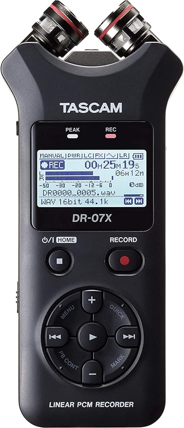 Tascam DR-07X Stereo Handheld Recorder and USB Interface