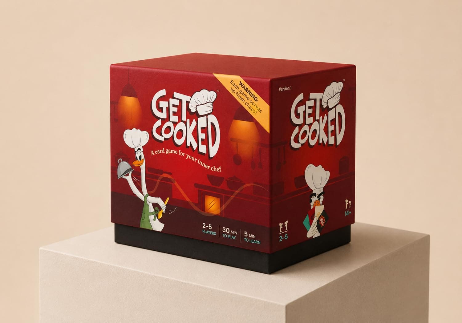 Get Cooked | Card Game | 2-5 Players | The Perfect Recipe of Strategy, Luck & Chaos