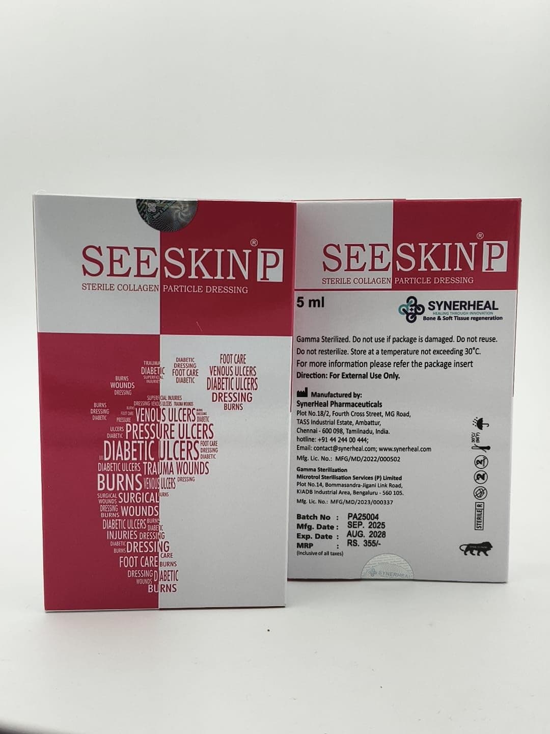 SEESKIN P Sterile Collagen Particle Dressing (Size 5 Ml, Pack Of 1 Units/Box)