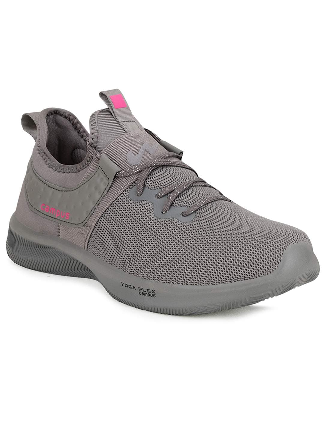 Campus Women's Sherry Gry/Pink Walking Shoes - 7UK/India Sherry