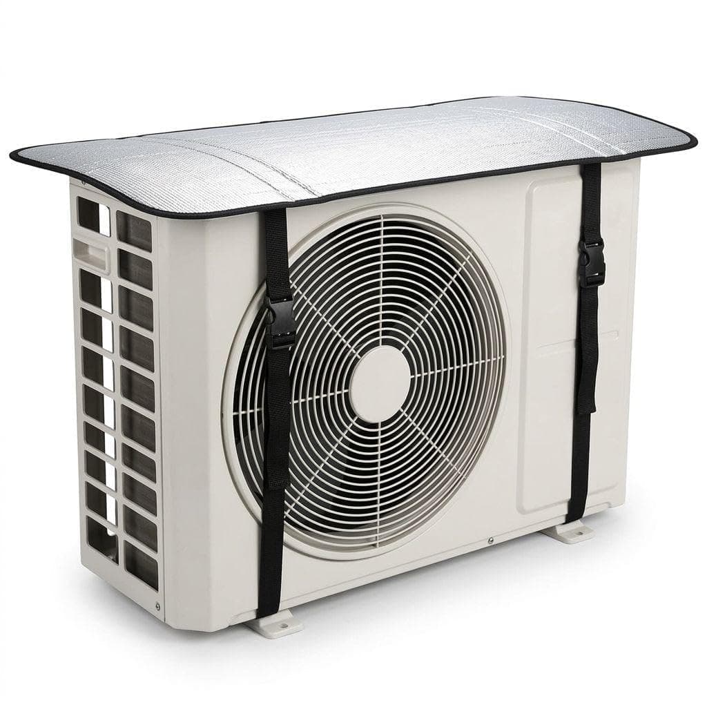 Split AC Outdoor Unit Cover | 16 x 37 inch Heat Insulated AC Cover for 1 Ton, 1.5 Ton and 2 Ton | Waterproof, Dustproof & Heat Resistant Insulation Sheet | UV Resistant Heat Protector