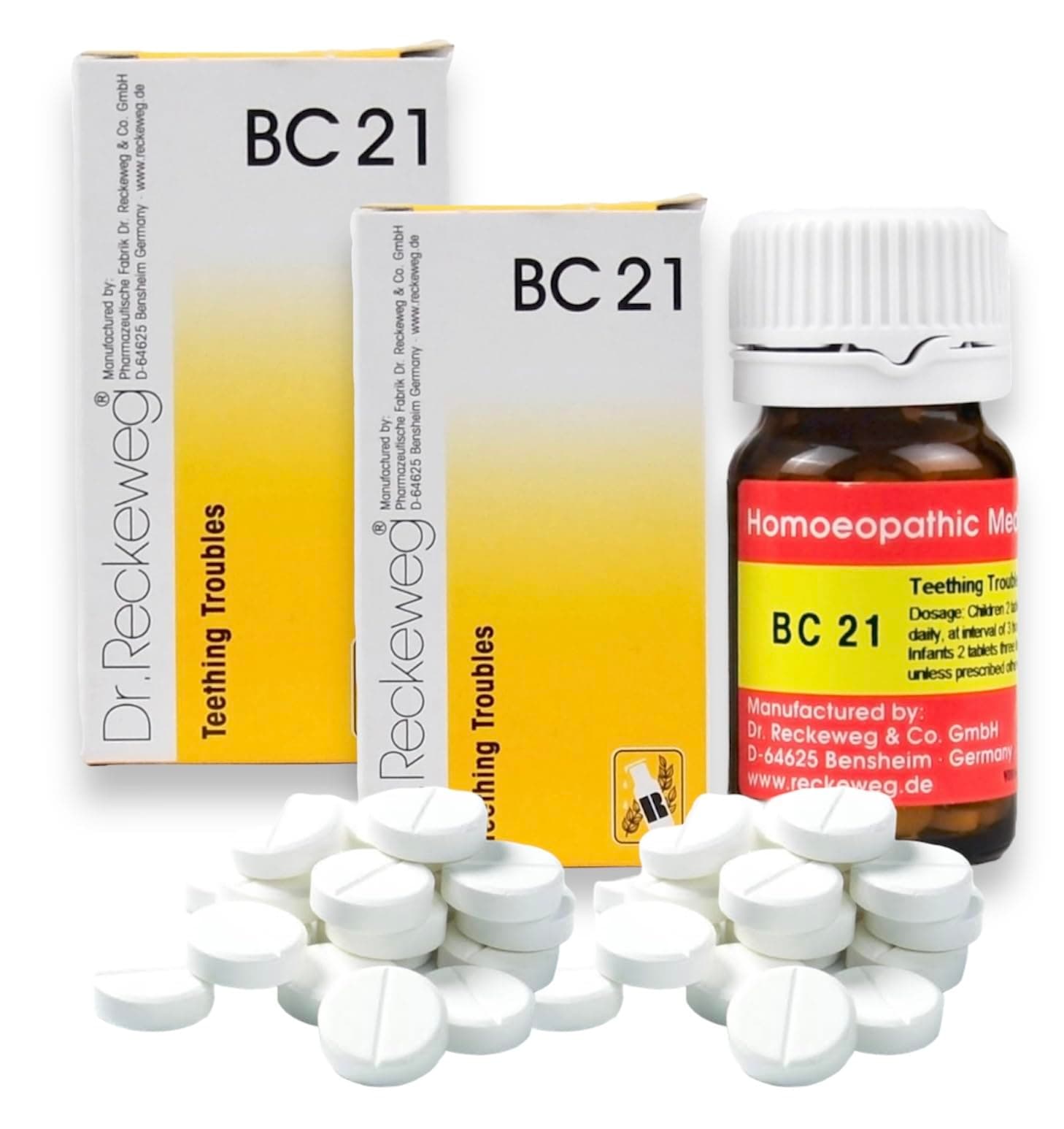 HOMEOLAV Bc 21 Teething Tablets Homeopathic || Pack Of 2