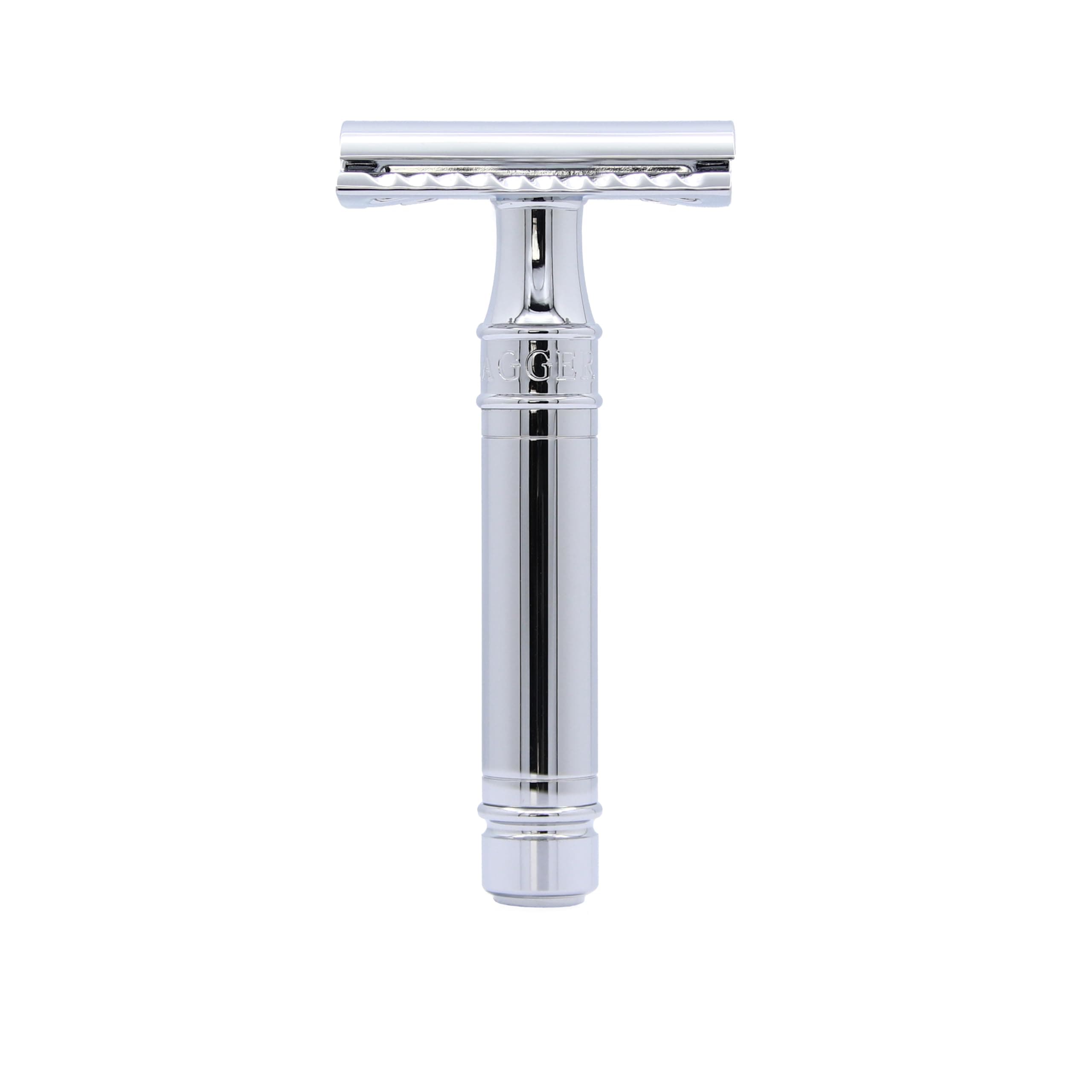 Short Handle, Chrome: Edwin Jagger Double Edge Safety Razor