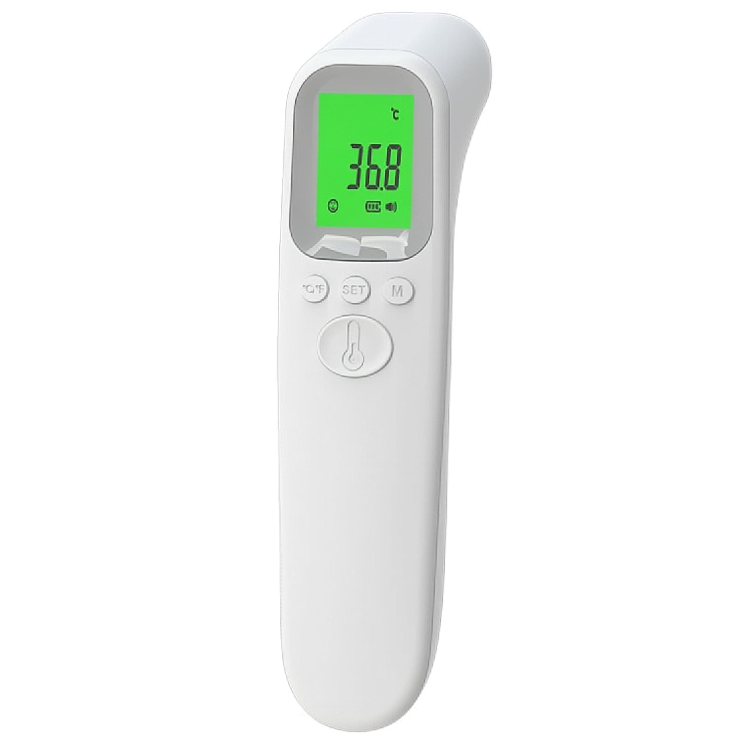ACCUTRUST No-Touch Forehead Thermometer for Adults, Infrared Digital Thermometer for Kids, Touchless Baby Thermometer, Accurate Reading with LCD Display for Home Use Family Healthcare