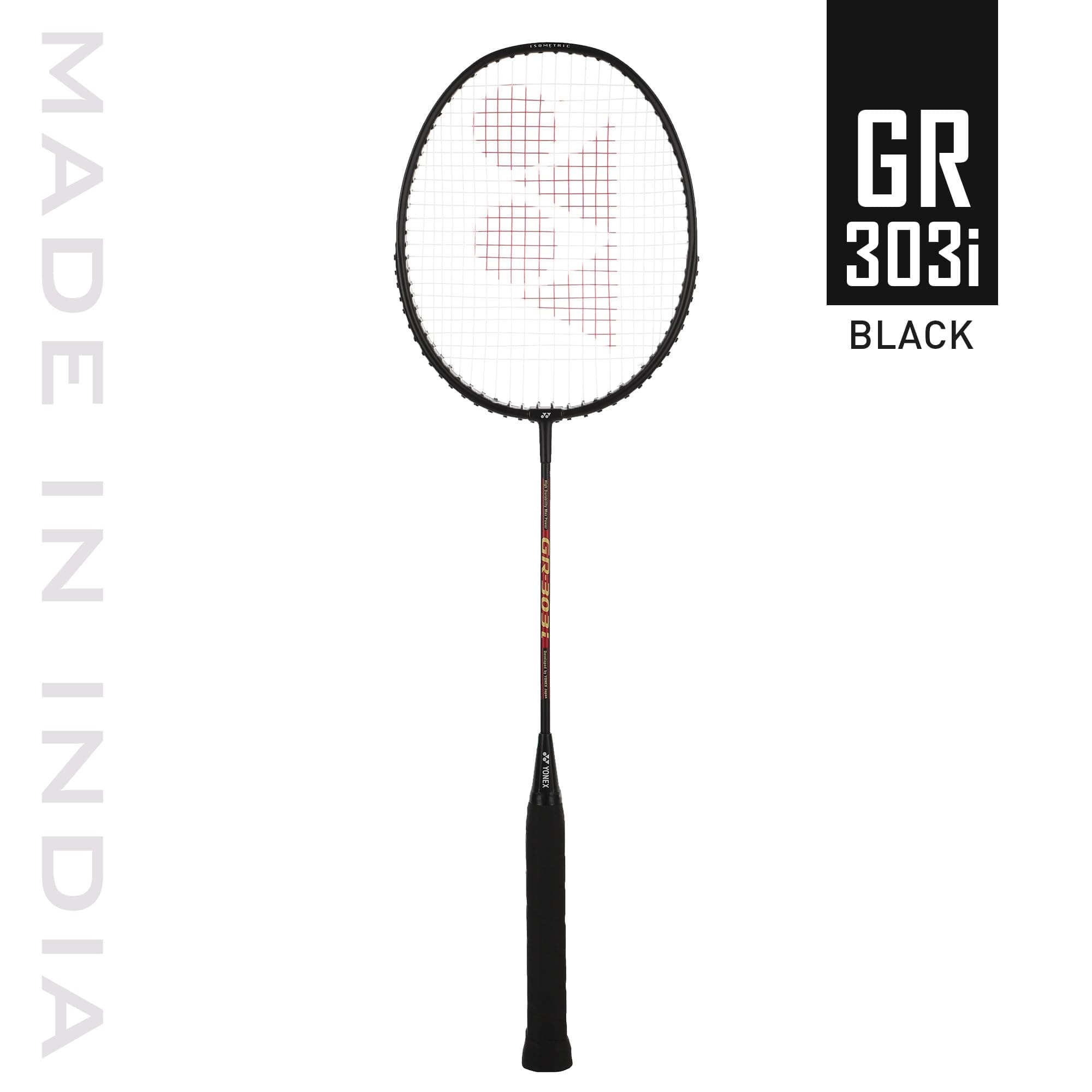 Yonex Badminton Racquet GR 303I|Black |Made in India |