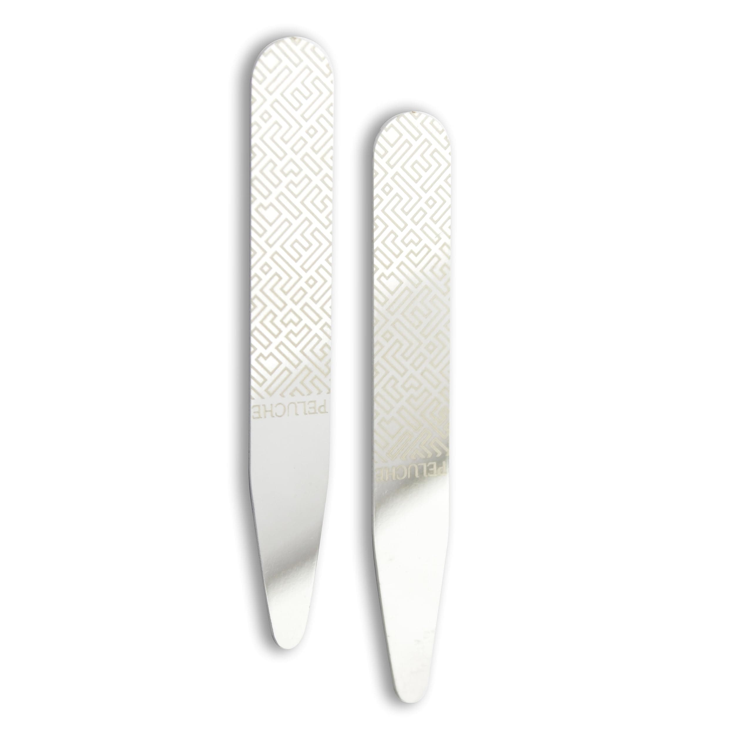 Peluche Silver Metal Collar Stays