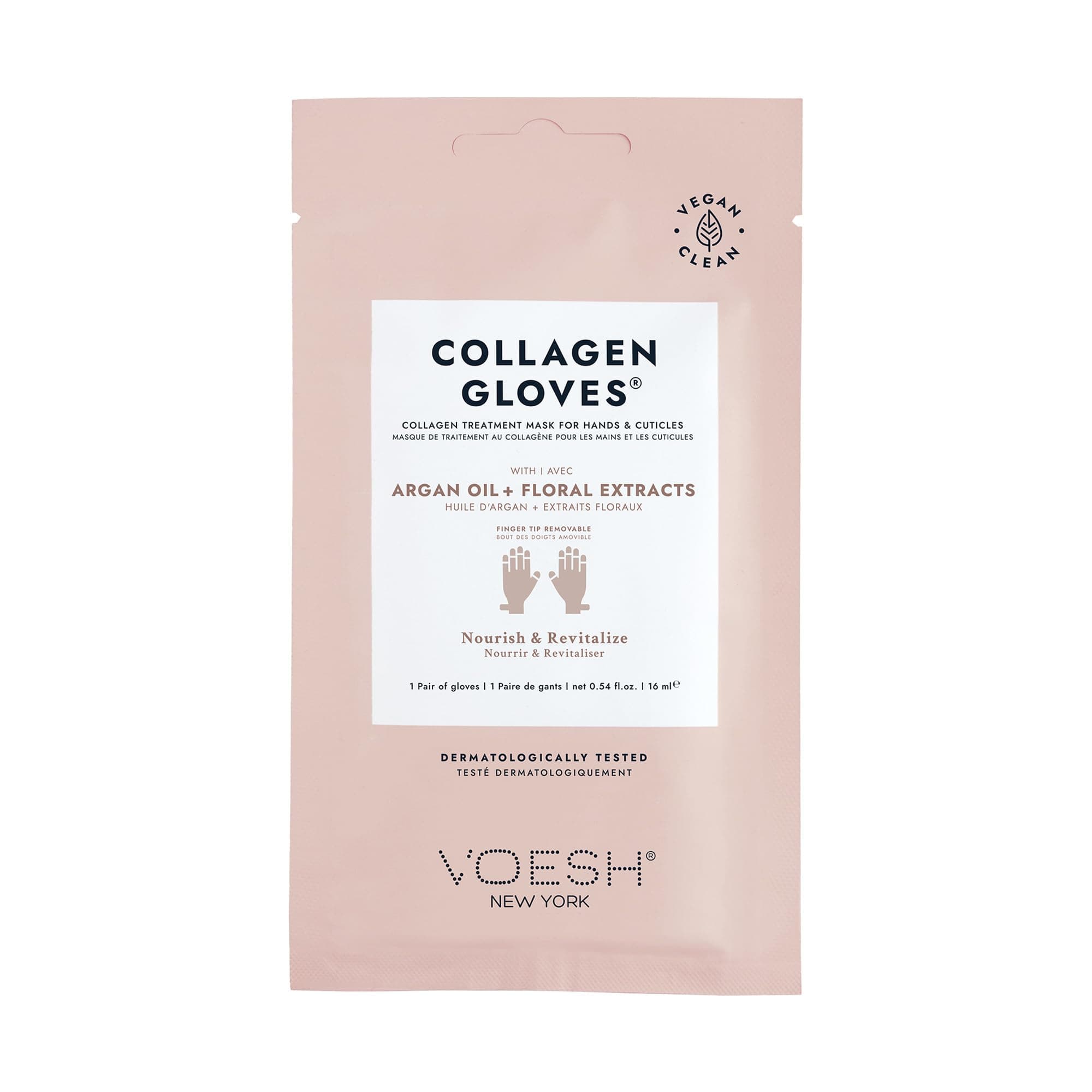 Voesh Collagen Gloves Treatment Mask for Hand & Cuticles with Argan Oil & Floral Extracts | Nourish & Revitalize | Deep Hydration | Vegan Formula