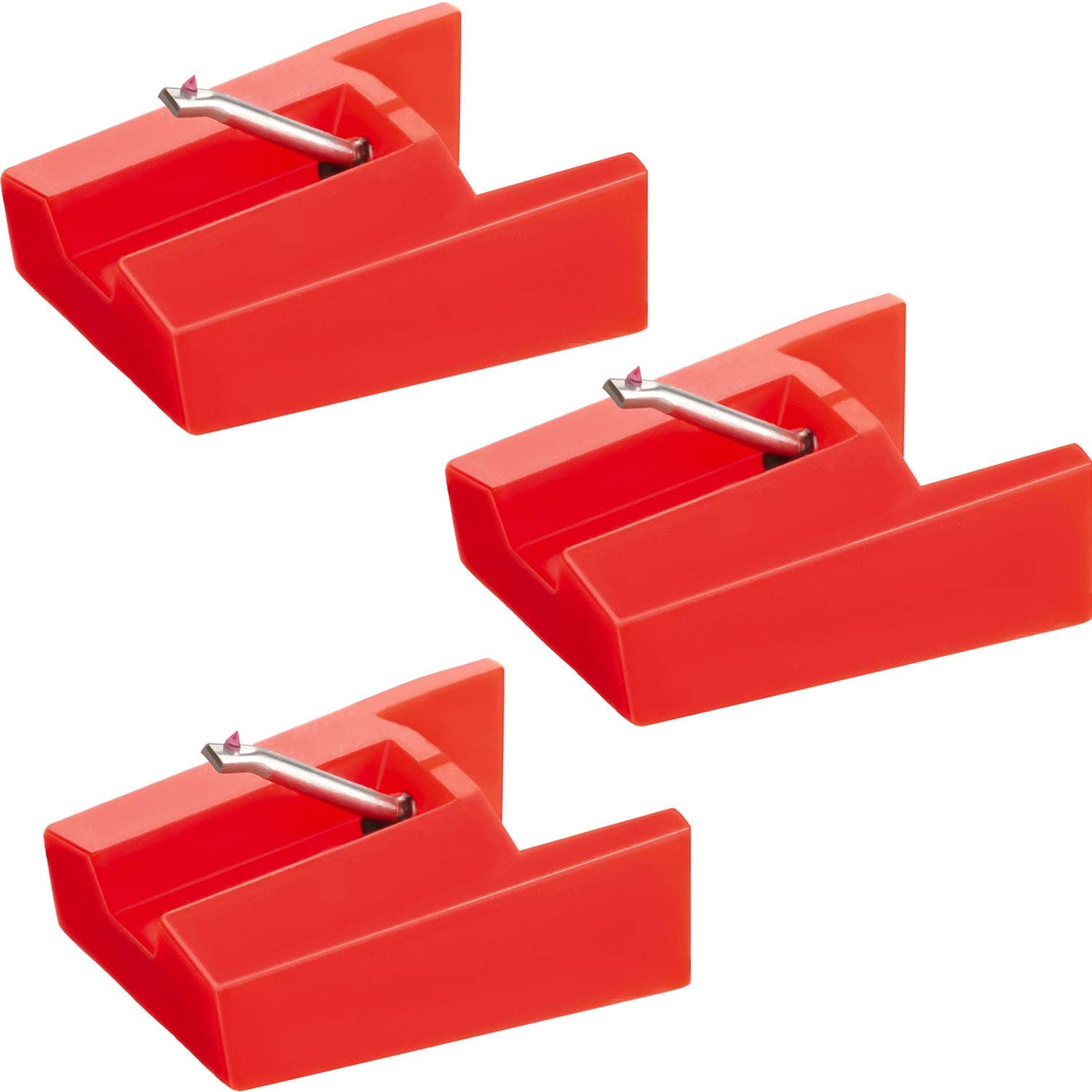 3 Pack Record Player Needle Turntable Stylus Replacement Needle for Phonograph CR24003A, CR2402C, CR2413A, CR245, CR246, CR249, CR6001A, CR6004A, CR6249A, LON LCT04RS, ION TTUSB and TTUSB10