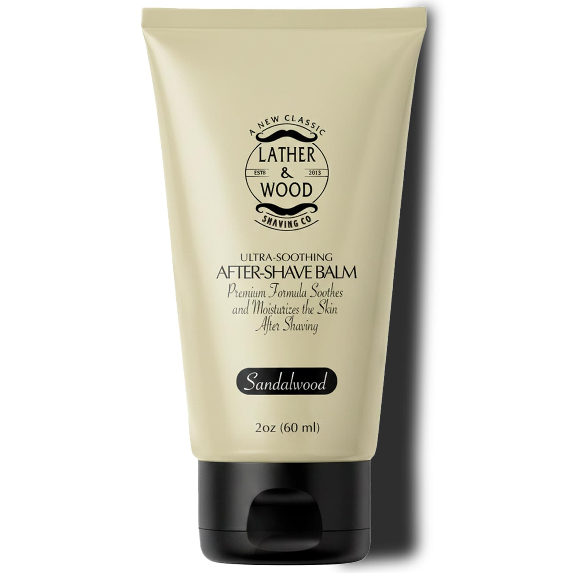 Best After-shave Balm, Sandalwood Scent, Premium Aftershave Lotion, Soothes and Moisturizes Face after shaving, Does Not Dry The Skin, Eliminates Razor Burn For A Silky Smooth Finish