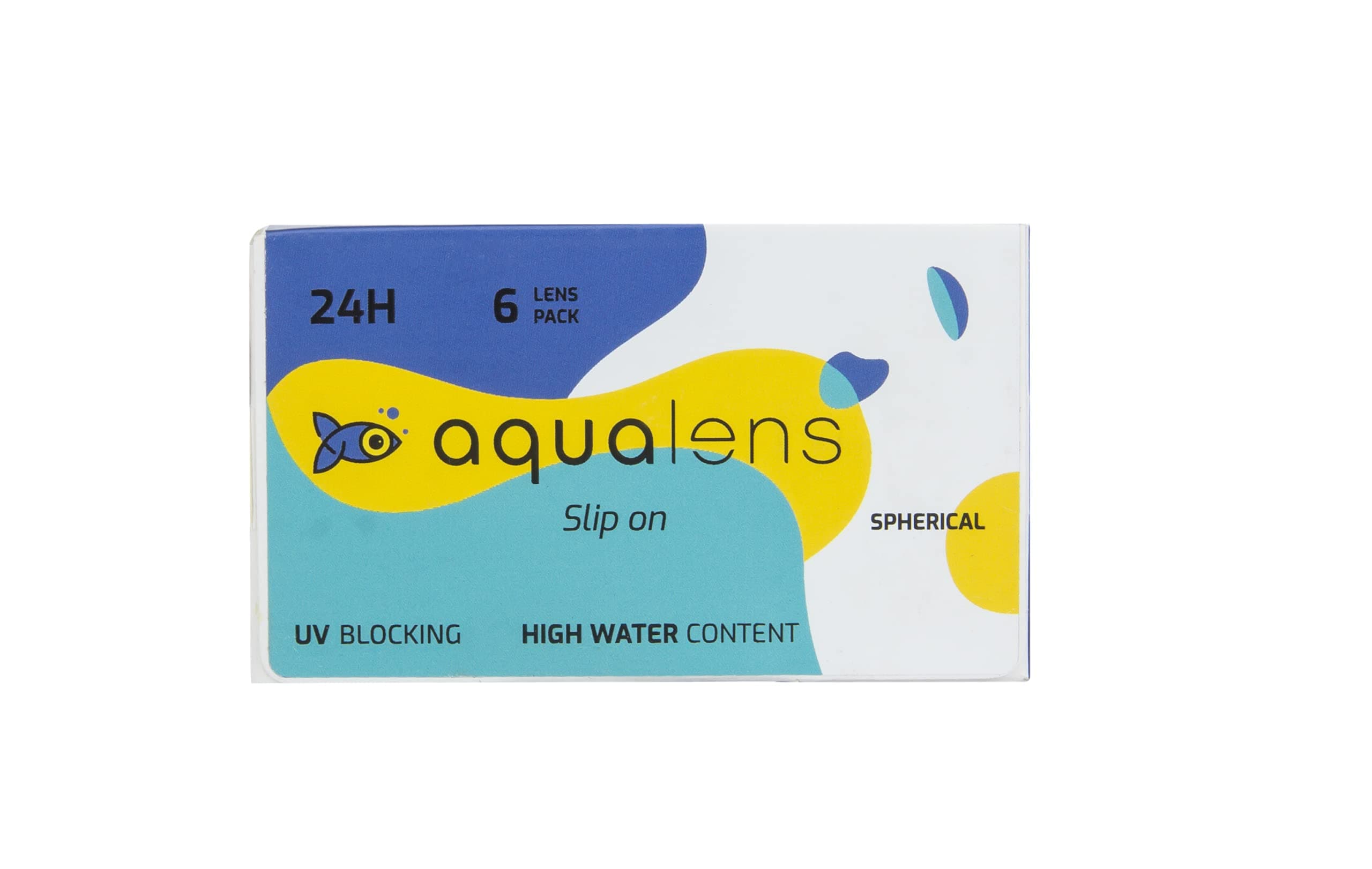 AQUALENS CONTACT LENSES 24 H Monthly Disposable (6 Lens per Box) - (-3.25)