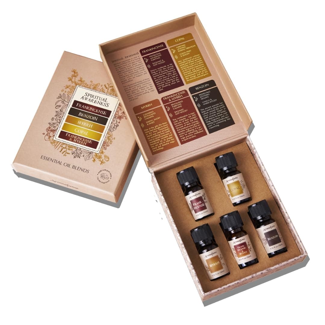 Spiritual Awareness Resin Diffuser Blend Gift Set, 5x10ml, Aromafume