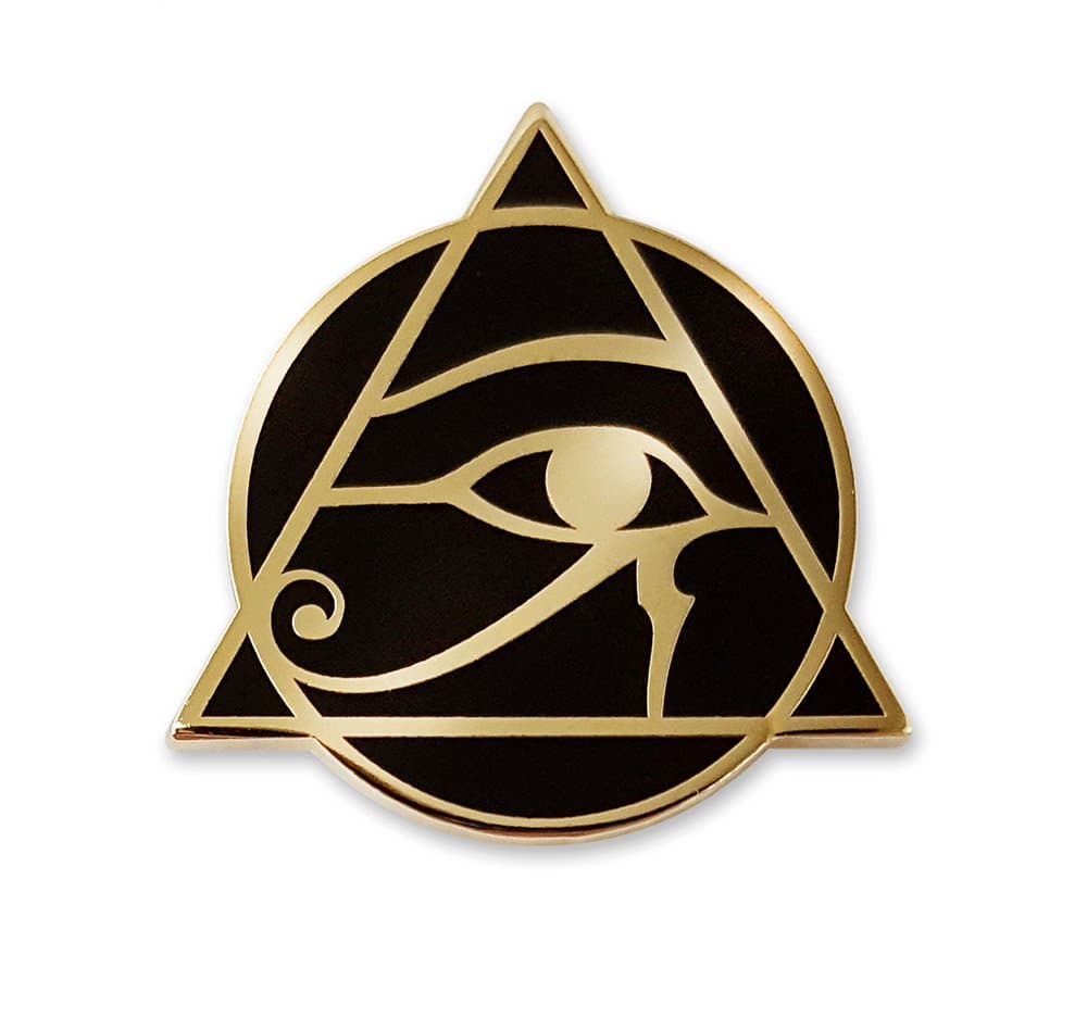 Pinsanity Pinsanity Egyptian Eye of Horus Enamel Lapel Pin