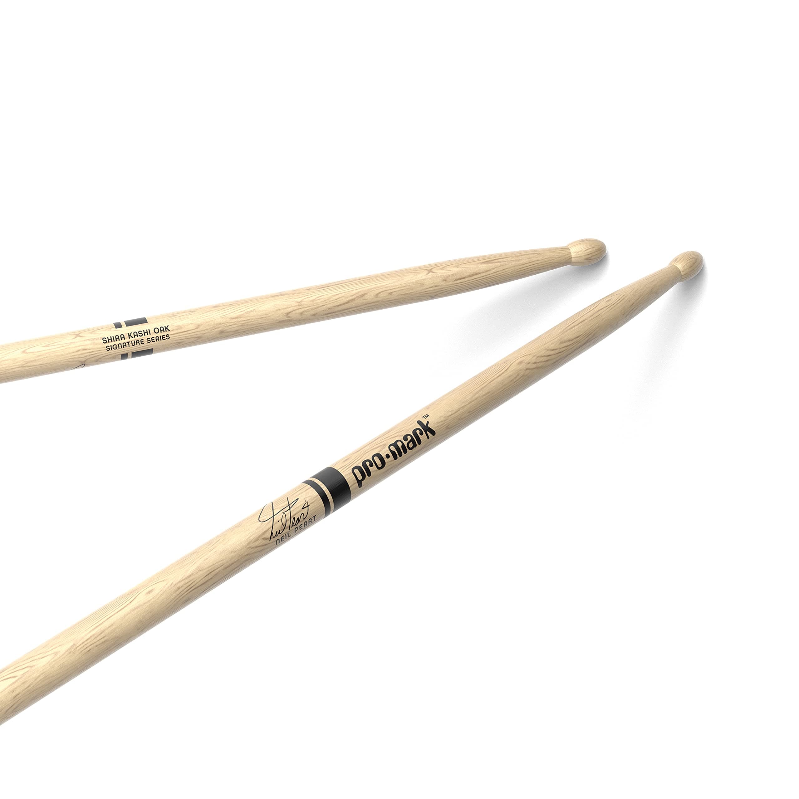 Promark 747 Neil Peart Japanese White Oak Wood Tip Drumsticks