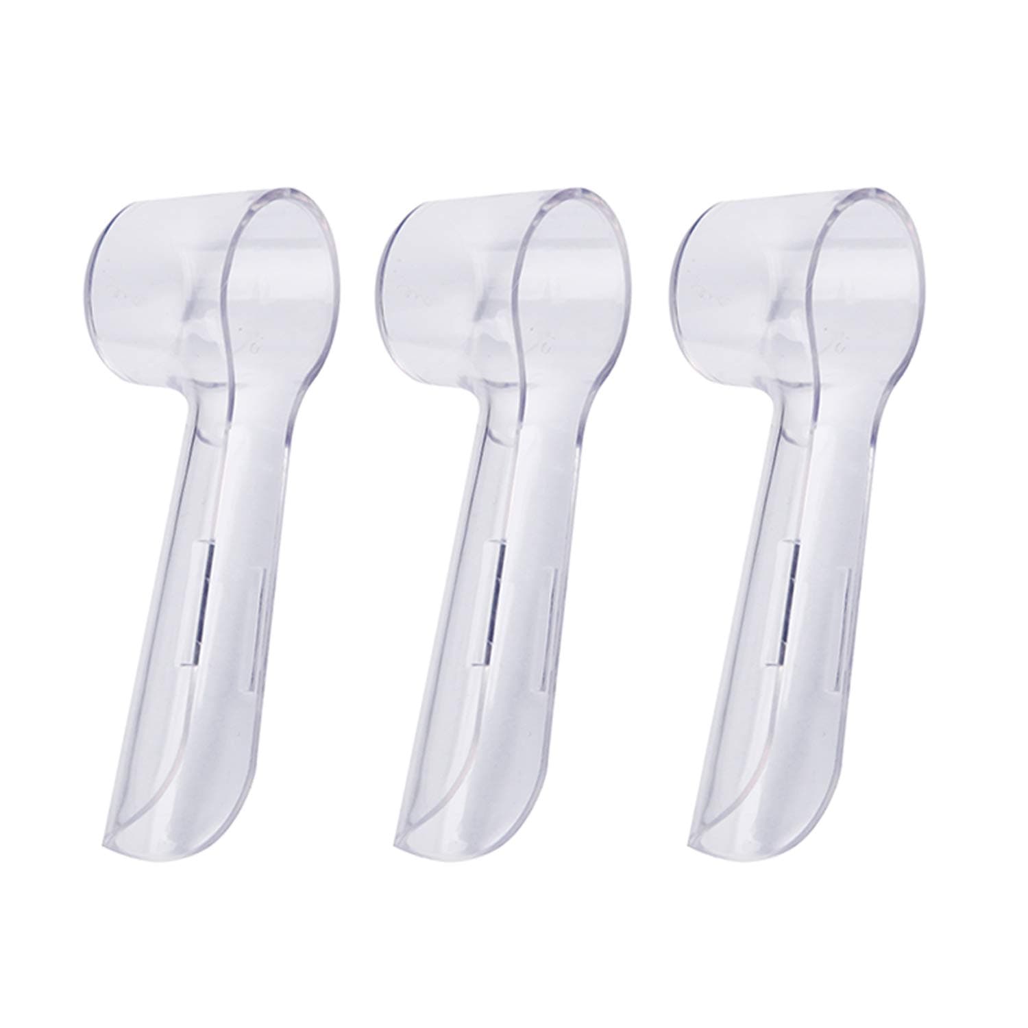LazyMe Plastic Toothbrush Holder For Oral-B Brush Protection Cover For Traveling- Cover Only By Lazyme, Multi-coloured, Pack of 3