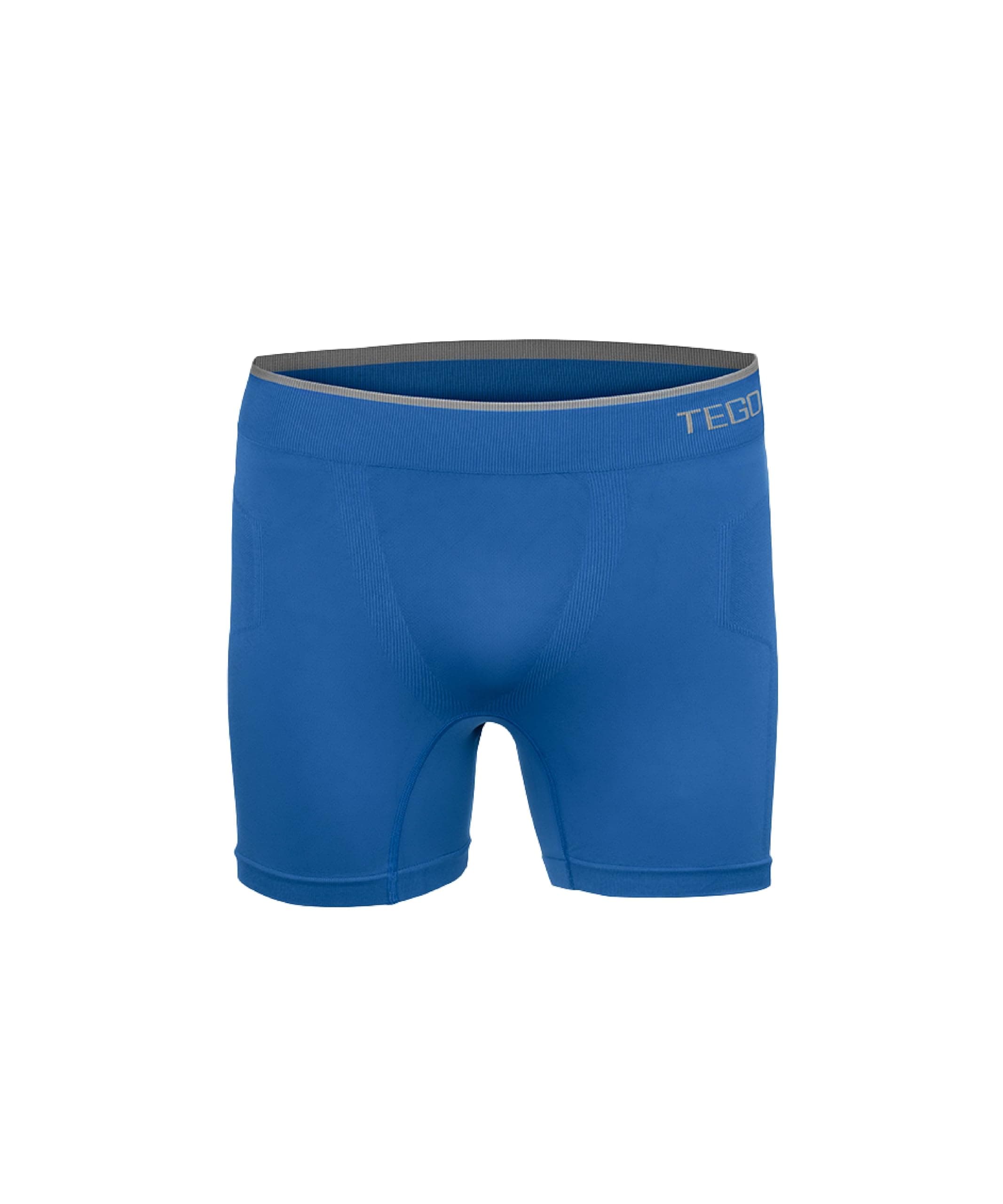 TEGO Core Men's Performance Boxer Brief | Seamless Anti-Chafe Underwear | Soft Compression | 6" Inseam | Lightweight & Odour-Control | Designed for Running and Lifting