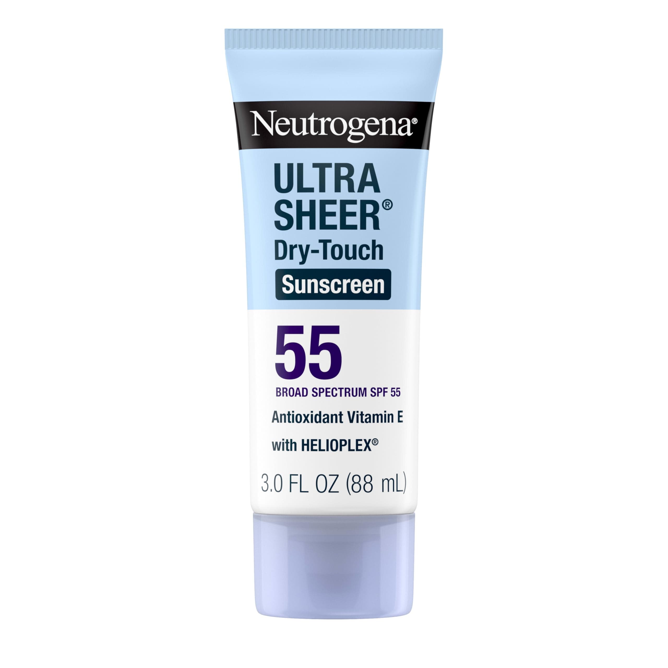 Neutrogena Ultra sheer Sunscreen, SPF 50+, Ultra light, for oily and dry skin, 88 ml