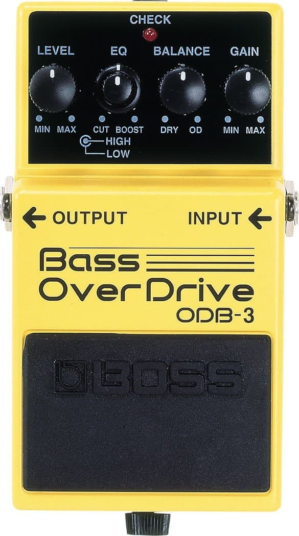 Boss Audio ODB-3 Bass OverDrive Pedal, Yellow