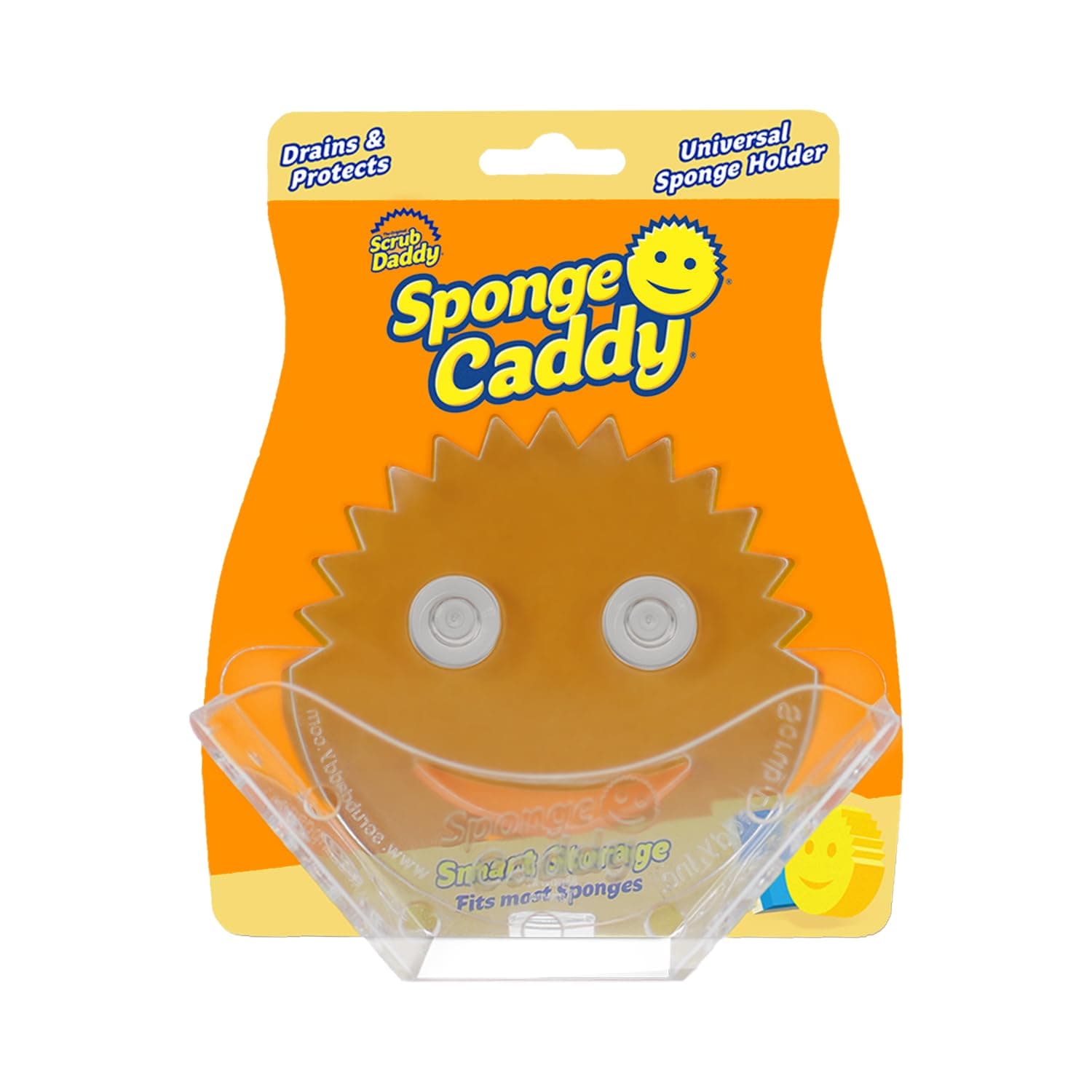 Scrub Daddy - Sponge Caddy, Universal Suction Cup Sponge Holder - 1 Count