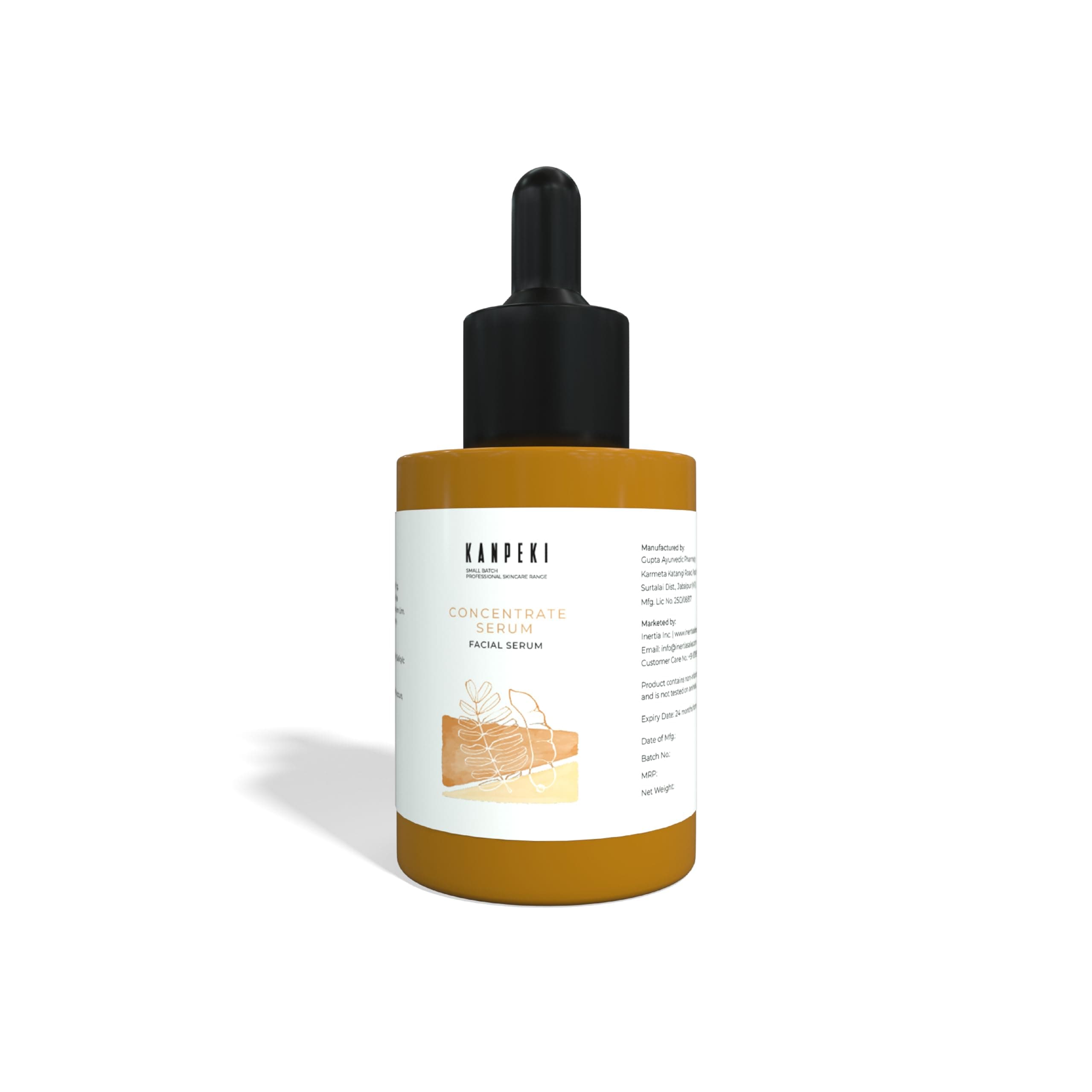 Kanpeki Concentrated Serum for Open Pores & Blackheads | With Hyaluronic Acid | Reduce Dark Spots & Smooths Fine Lines | Boost Hydration & Reverse Discoloration | Suitable for All Skin Type | 30g