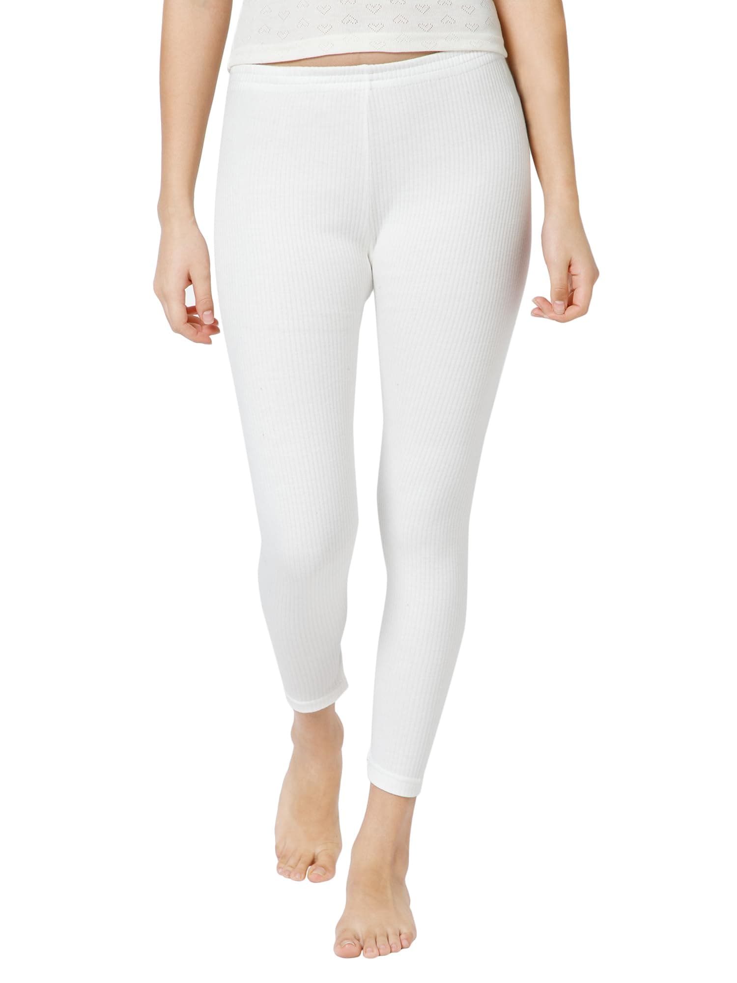 Bodycare Anti-Bacterial Melange Solid Women Thermal Lower