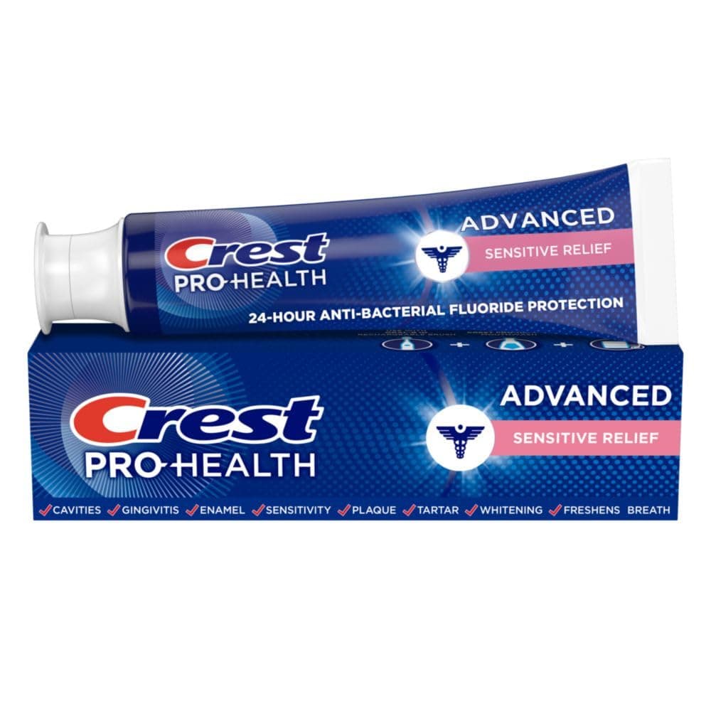 Crest Pro-Health Advanced Active Strengthening Toothpaste, 5.1 Oz Tube - Tartar, Antigingivitis, Freshening, Whitening, Strengthening, Plaque, Gingivitis