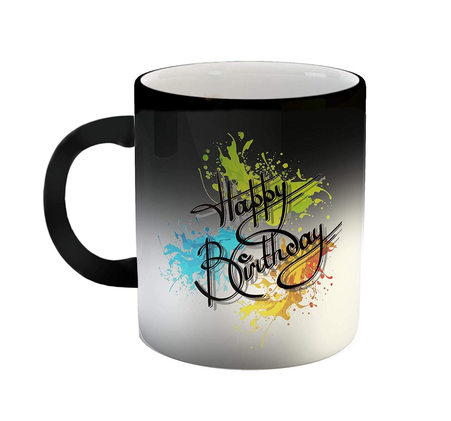 SCPmarts Create Your Desire Ceramic Magic Cup-1 Piece, White, 325 ml