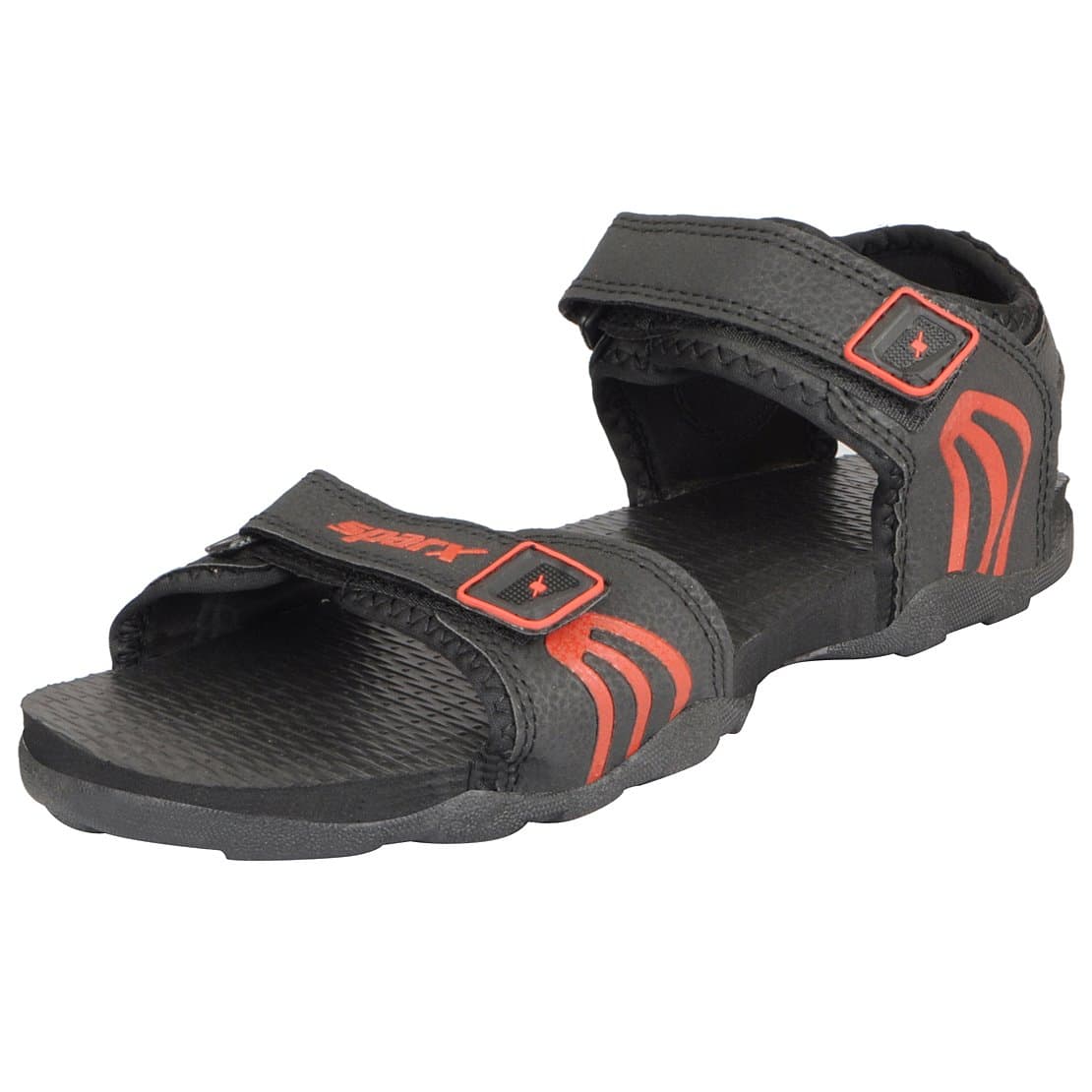 Sparx Men's Black Sandals SS_702-43