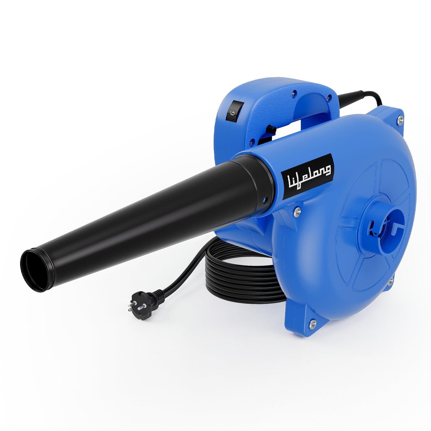 Lifelong 600W Air Blower Machine | Electric Air Blower for Dust Cleaning with Variable Speed | 5M Extra Long Cord | Heavy Duty Copper Motor | 15000 RPM | 3.6 m³/min Air Flow | Home, Garden Cleaning