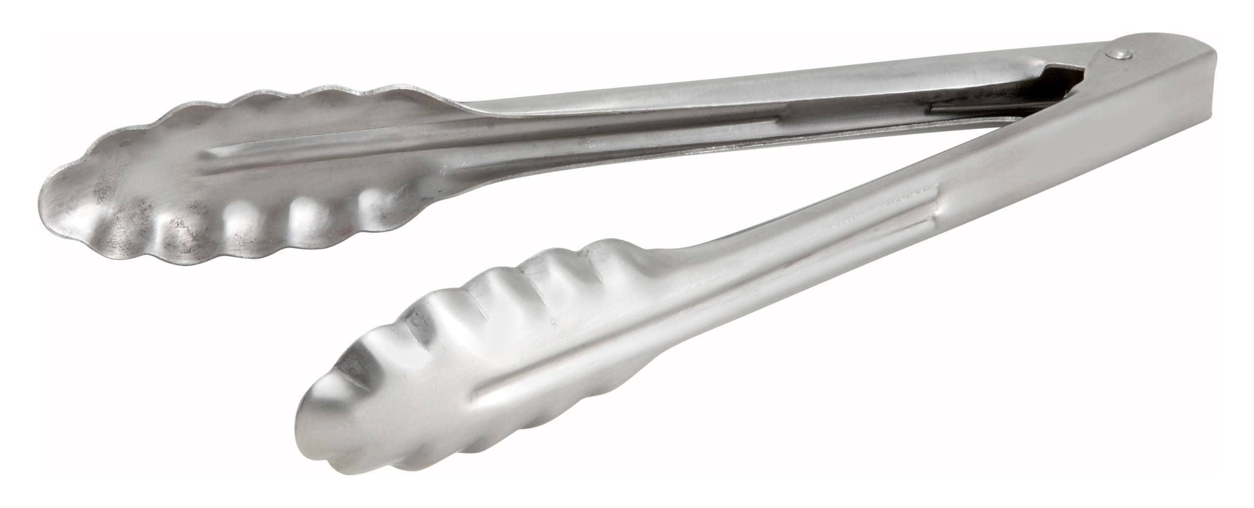 Winco UT-9HT Coiled Spring Extra Heavyweight Stainless Steel Utility Tong, 9-Inch