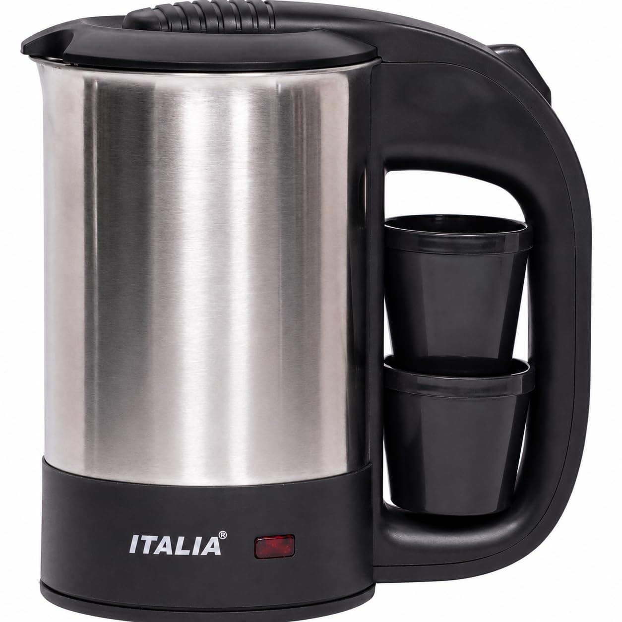ITALIA Premium Stainless Steel Electric Kettle 1.8L | Rapid Boil 1500W | Auto Shut-Off & Boil Dry Protection | Cordless Water Heater for Tea, Coffee & Kitchen Use | Travel Friendly Electric Kettle