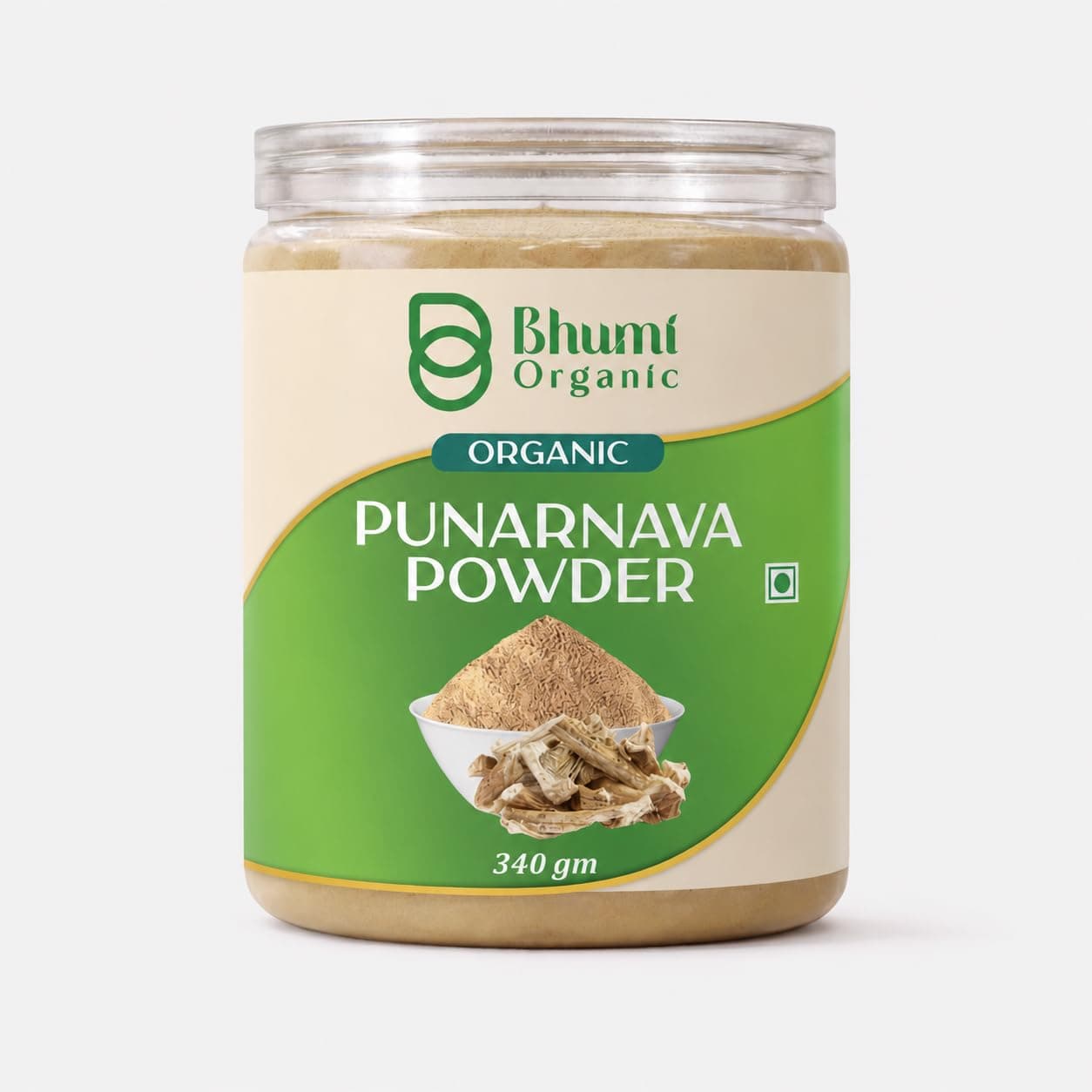 Bhumi Organic Ayurveda Punarnava Powder for Kidney Rejuvenation 340 gm