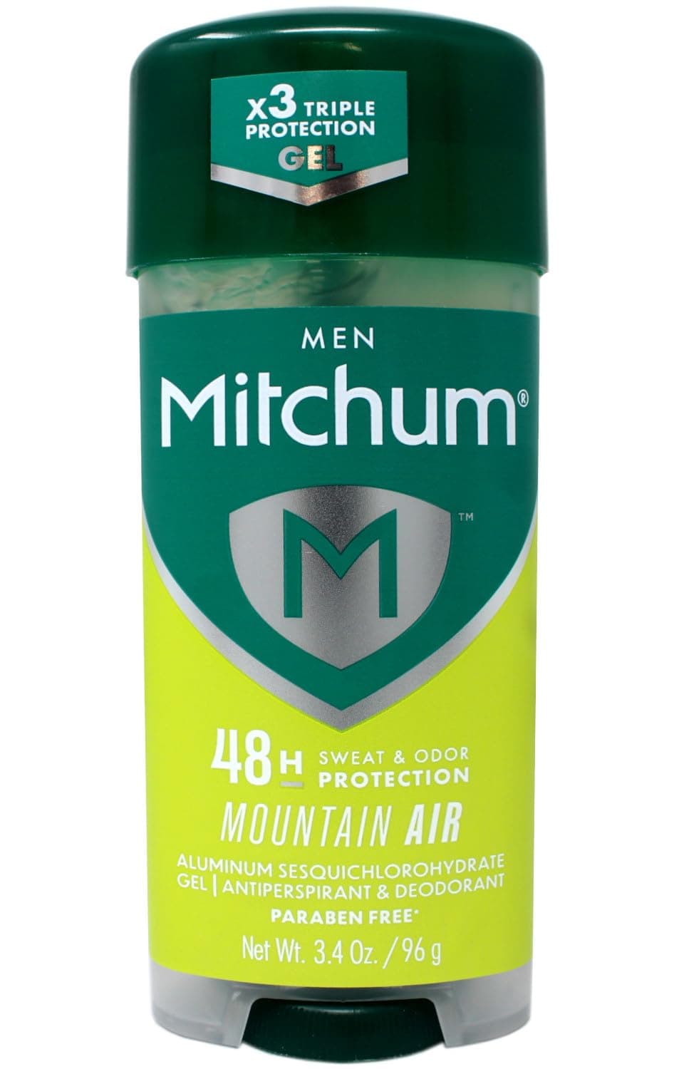 Mitchum Advanced Gel Anti-Perspirant & Deodorant, Mountain Air 3.4 oz (Pack of 12)