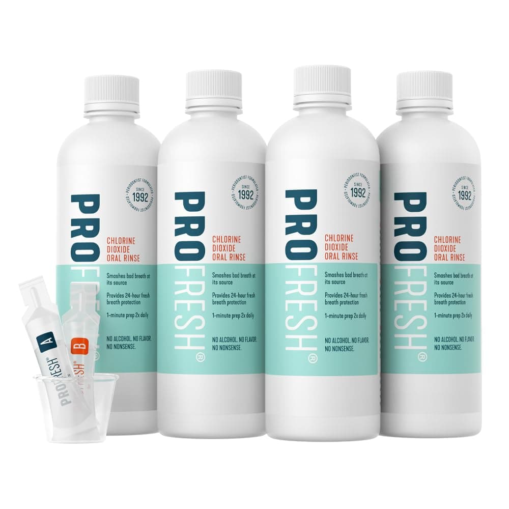 ProFresh Oral Rinse - 2 Month Maintenance Kit - 4 Bottle Box