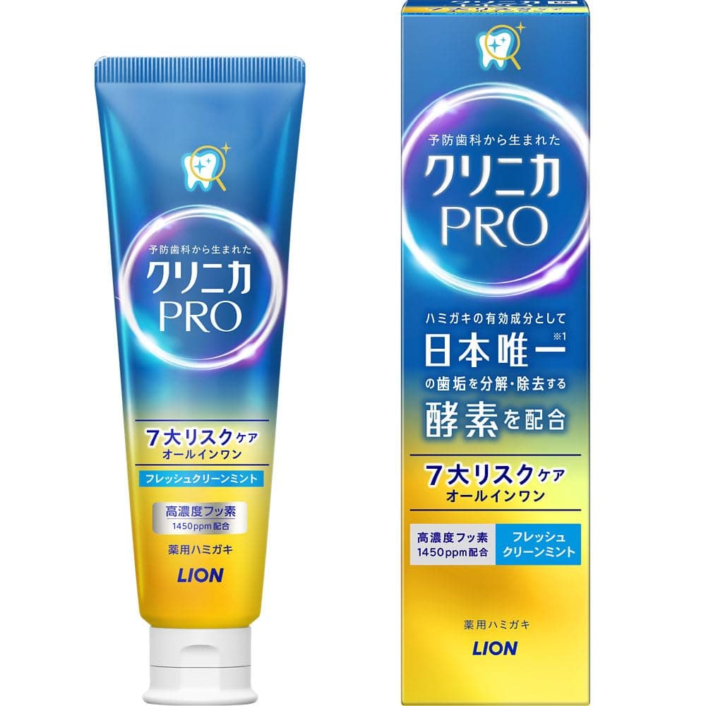 Clinica PRO All-in-One Toothpaste Fresh Clean Mint 95g | Made in Japan | Japanese Toothpaste