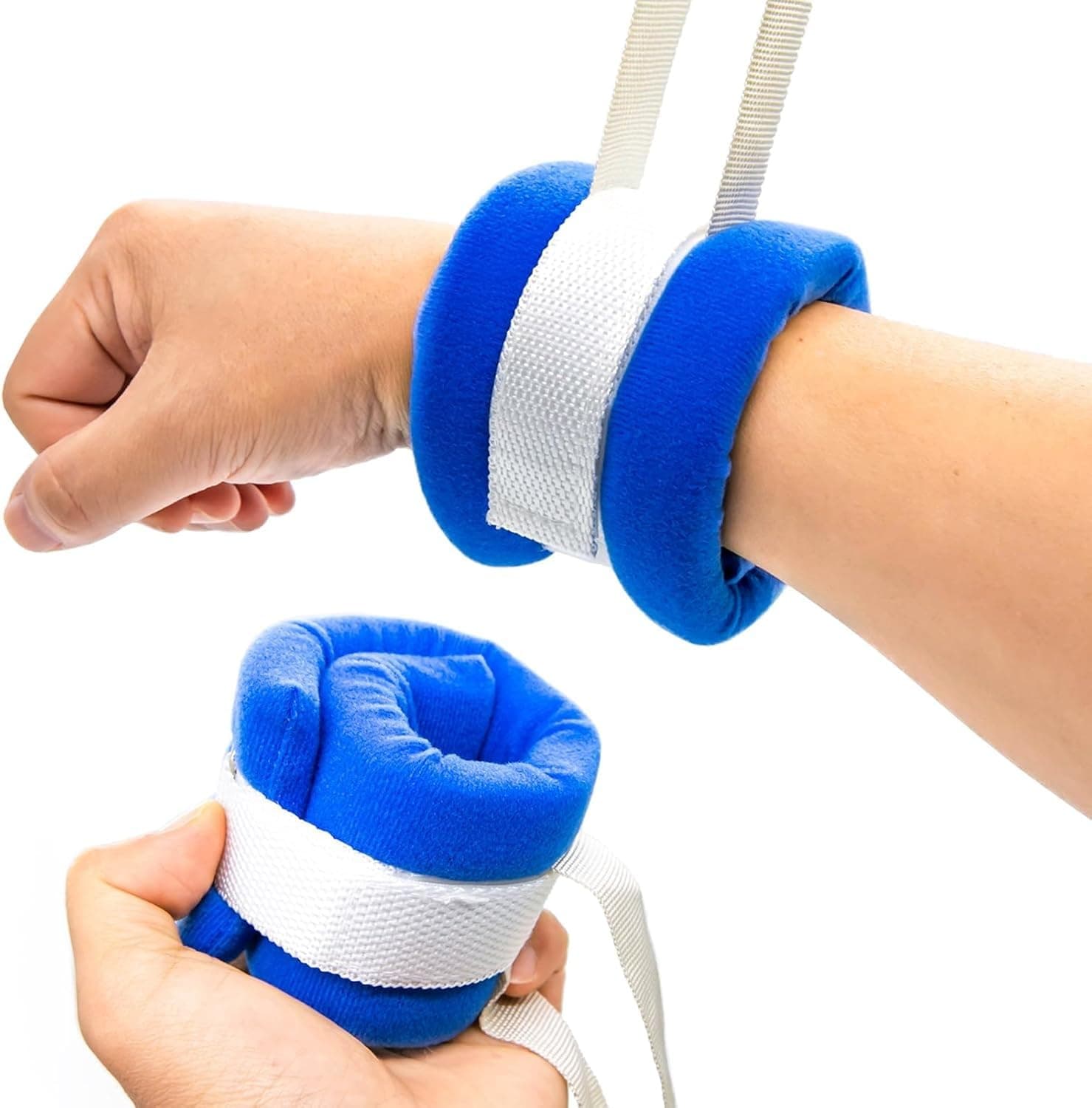 Street27® 2Pcs Medical Restraints Patient Hospital Bed Quick-Release Limb Holders for Hands Or Feet Universal Constraints Control