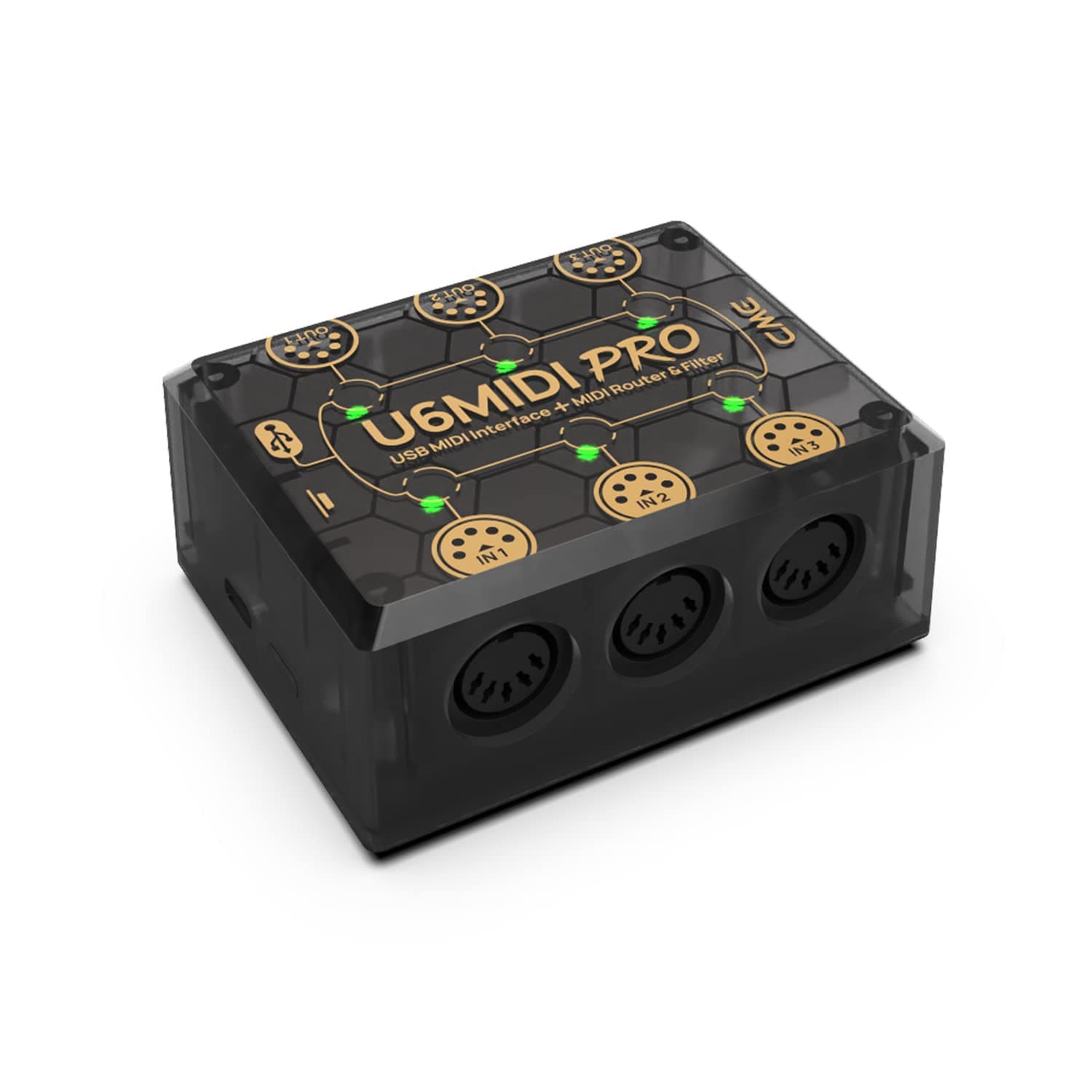 CME U6MIDI Pro 3-in-3-out MIDI Interface