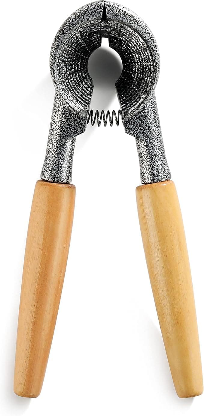 New Star Foodservice 28234 Heavy Duty Pecan and Nutcracker with Wood Handles