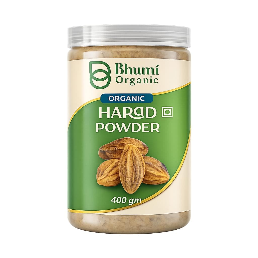 Bhumi Organic Harad Powder (400 GM) – Terminalia Chebula