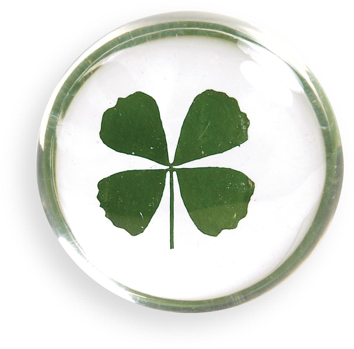 AngelStar Stone Four Leaf Clover Worry Stone, 1-1/4 Inch