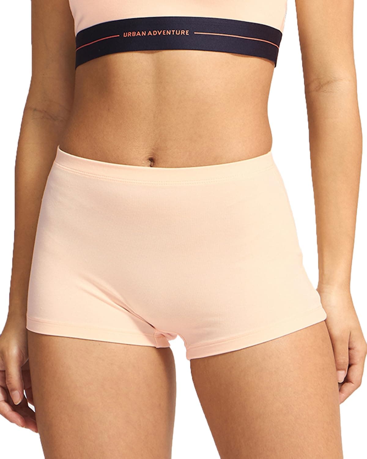 URBAN ADVENTURE High Coverage Bamboo Micro Modal Spandex Boy Shorts Panties for Women with No Marks Waistband and StayFresh Treatment