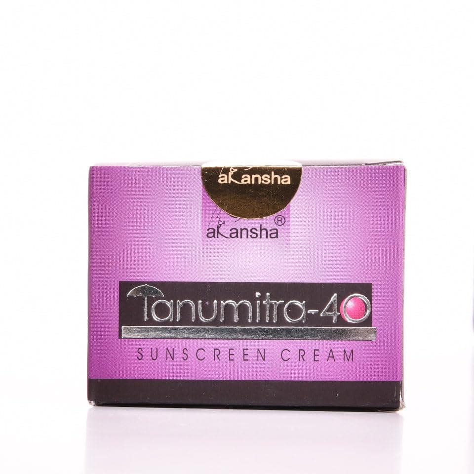 AKANSHA Tanumitra-40 Ayurvedic SPF 40 Matte Finish UVA/B Protective Sunscreen Cream