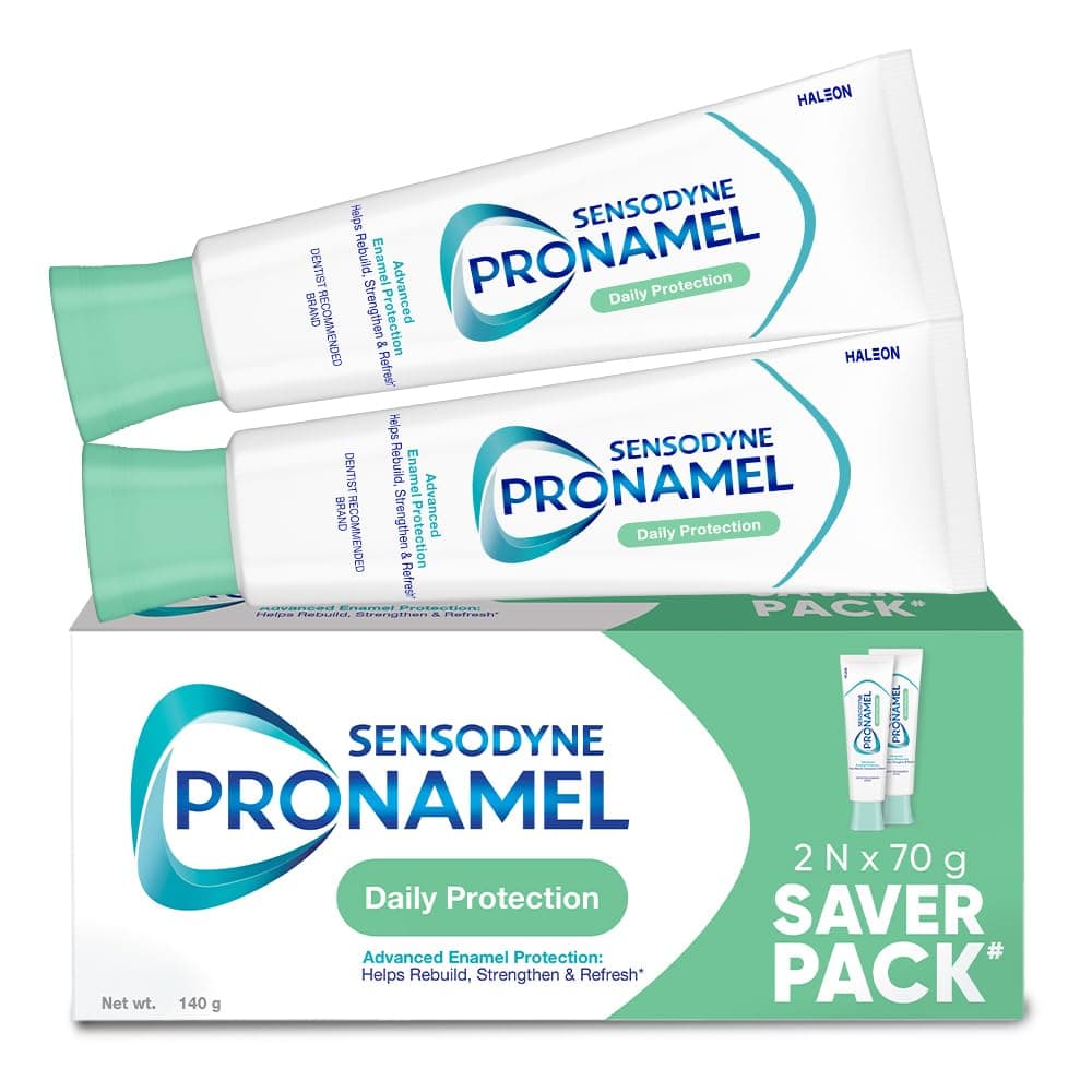 Sensodyne Pronamel Enamel Protection Toothpaste 140g (2x70g) Combo Pack | Daily Protection | Tooth paste for Cavity Protection & Fresh Breath