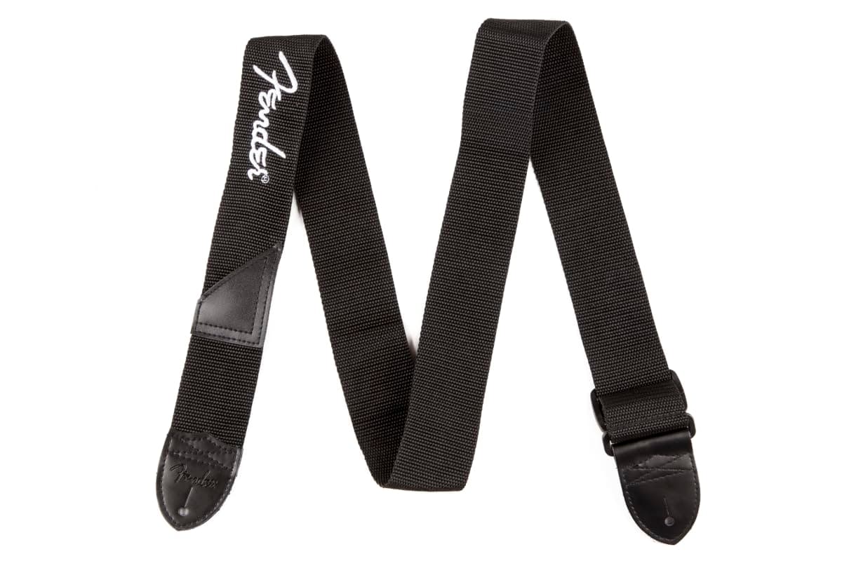 Squier Fender Guitar Strap, Poly Guitar Strap - BLK/WHT 990662080